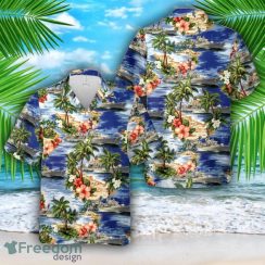 US Navy USS John King (DDG-3) Hawaiian Shirt Hoilday Summer Shirt Hawaiian ShirtHawaiian Shirt