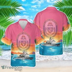 US Navy USS Lake Champlain (CG-57) Ticonderoga-class guided missile cruiser Hawaiian Shirt US Navy Aloha Shirt