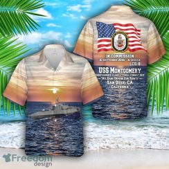 US Navy USS Montgomery (LCS-8) Independence-class littoral combat ship Hawaiian Shirt Hoilday Summer Shirt Hawaiian ShirtHawaiian Shirt