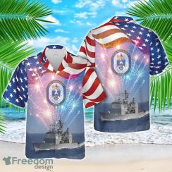 US Navy USS Philippine Sea (CG-58), 4th Of July Hawaiian Shirt Hoilday Summer Shirt Hawaiian ShirtHawaiian Shirt