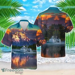 US Navy USS Port Royal Hawaiian Shirt Hoilday Summer Shirt Hawaiian ShirtHawaiian Shirt