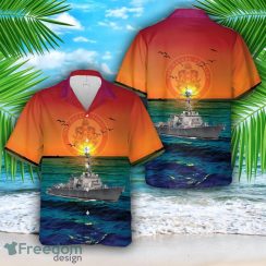 US Navy USS Rafael Peralta (DDG-115) Hawaiian Shirt Summer Beach Shirt