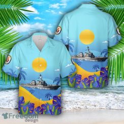 US Navy USS Ramage (DDG-61) Arleigh Burke-class destroyers Hawaiian Shirt Hoilday Summer Shirt Hawaiian ShirtHawaiian Shirt