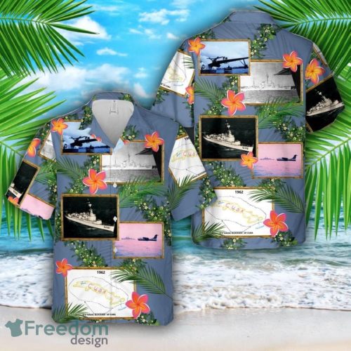 US Navy USS Valcour (AVP-55) Hawaiian Shirt Hoilday Summer Shirt Hawaiian ShirtHawaiian Shirt Product Photo 1