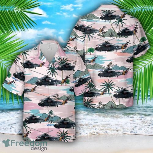 US Navy Vietnam Era Kaman SH-2F Seasprite Hawaiian Shirt Hoilday Summer Shirt Hawaiian ShirtHawaiian Shirt Product Photo 1