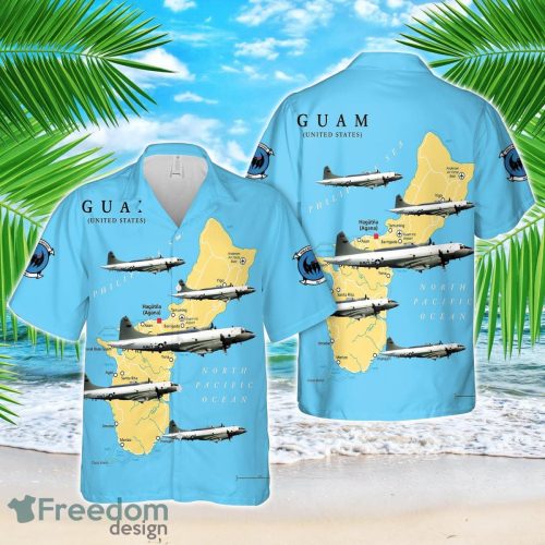 US Navy VQ-1 Squadron EP-3E Hawaiian Shirt US Navy Aloha Shirt Product Photo 1