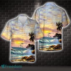 USA Grady-White Boats Fisherman 216 Center Console Hawaiian Shirt Beach Holiday Product Photo 1