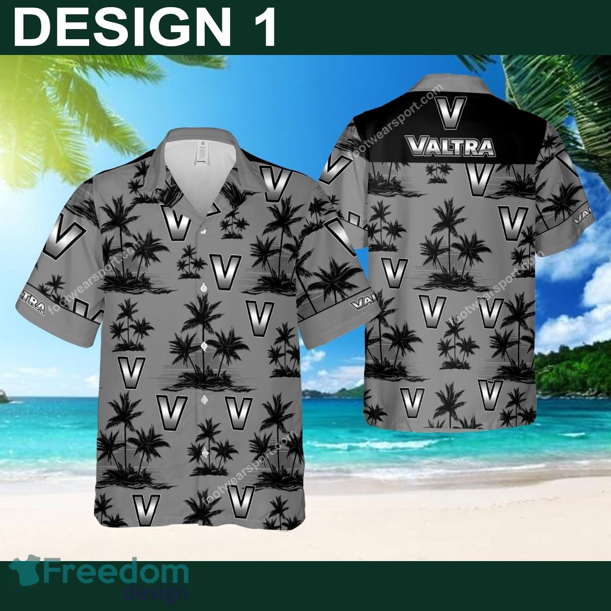 Valtra Tractor Classic New 3D Hawaiian Shirt Coconut Tree Pattern Gift For Fans image Valtra Tractor Classic New 3D Hawaiian Shirt Coconut Tree Pattern Gift For Fans - Car Style 1 Valtra Tractor Hawaiian Shirt Coconut Tree Pattern