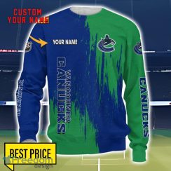 Vancouver Canucks 3D All Printed T-Shirt Sweathirt Hoodie Bomber Jacket Personalized Name For Fans Product Photo 3