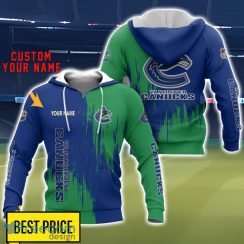 Vancouver Canucks 3D All Printed T-Shirt Sweathirt Hoodie Bomber Jacket Personalized Name For Fans