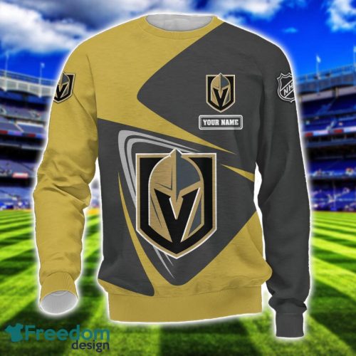 Vegas Golden Knights Team 3D T-Shirt Sweatshirt Hoodie Bomber Custom Name Sport Gift For Men And Women Product Photo 3