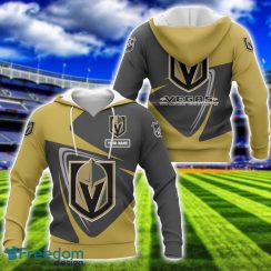 Vegas Golden Knights Team 3D T-Shirt Sweatshirt Hoodie Bomber Custom Name Sport Gift For Men And Women