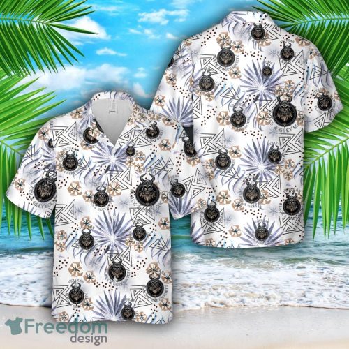 Veteran Black & Grey Society Hawaiian Shirt Aloha Beach Shirt Product Photo 1