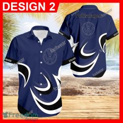 Volkswagen Car Racing Hawaiian Shirt Logo Brand Design For Men Gifts Summer Holiday - Volkswagen Car Racing Hawaiian Shirt Vintage Pattern Style 2