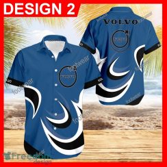 Volvo Car Racing Hawaiian Shirt Logo Brand Design For Men Gifts Summer Holiday - Volvo Car Racing Hawaiian Shirt Vintage Pattern Style 2