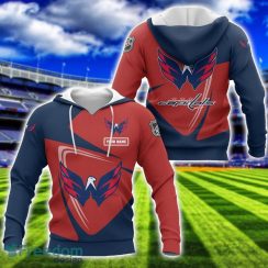 Washington Capitals Team 3D T-Shirt Sweatshirt Hoodie Bomber Custom Name Sport Gift For Men And Women