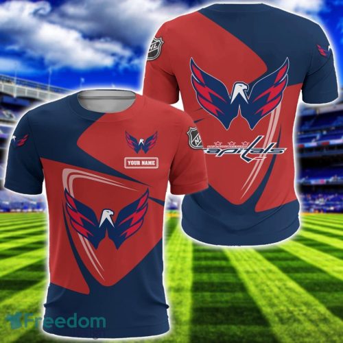 Washington Capitals Team 3D T-Shirt Sweatshirt Hoodie Bomber Custom Name Sport Gift For Men And Women Product Photo 5