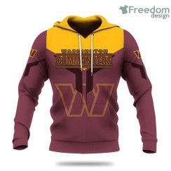 Washington Commanders Drinking Style NFL Hoodie 3D All Over Print Keep Warm For Men And Women