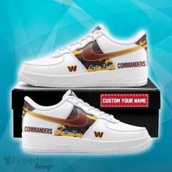 Washington Commanders NFL Air Force 1 Sneakers For Fans Gift AF1 Shoes Custom Name