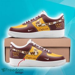 Washington Commanders NFL Custom Name Air Force 1 Sneakers For Fans Gift AF1 Shoes
