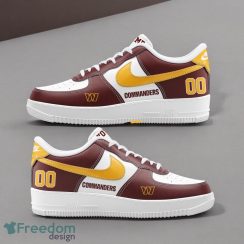 Washington Commanders NFL Custom Number And Name Air Force Shoes Sneakers For Fans