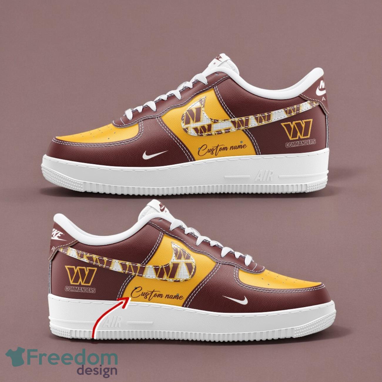 Washington Commanders NFL Personalized Air Force Air Force Shoes Sneaker For Real Fans image Washington Commanders NFL Personalized Air Force Air Force Shoes Sneaker For Real Fans Product Photo 1