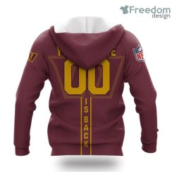 Washington Commanders Personalized Football For Fan NFL Hoodie 3D All Over Print Keep Warm For Men And Women Product Photo 2