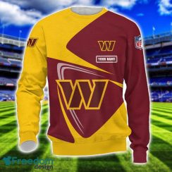 Washington Commanders Team 3D T-Shirt Sweatshirt Hoodie Bomber Custom Name Sport Gift For Men And Women Product Photo 3