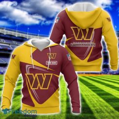 Washington Commanders Team 3D T-Shirt Sweatshirt Hoodie Bomber Custom Name Sport Gift For Men And Women