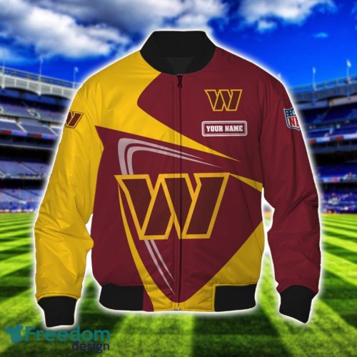 Washington Commanders Team 3D T-Shirt Sweatshirt Hoodie Bomber Custom Name Sport Gift For Men And Women Product Photo 4