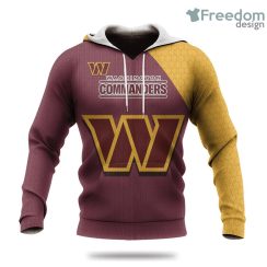 Washington Commanders Vintage For NFL Hoodie 3D All Over Print Keep Warm For Men And Women