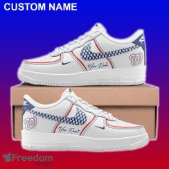 Washington Nationals Air Force 1 Shoes MLB For Men Women Gift AF1 Sneaker Custom Name Washington Nationals Air Force 1 Shoes MLB For Men Women Gift AF1 Sneaker Custom Name