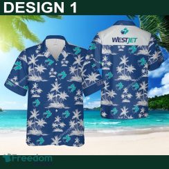 Westjet Souvenir Vintage New Beach Hawaiian Shirt Coconut Tree Pattern Gift For Fans - Brand Style 1 Westjet Souvenir Hawaiian Shirt Coconut Tree Pattern