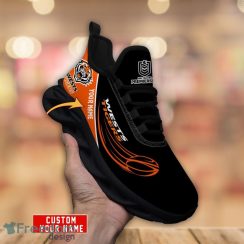 Wests Tigers Max Soul Shoes Custom Name Scarpe Sportive For Fans Running Product Photo 3