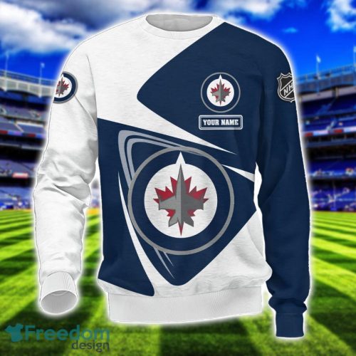 Winnipeg Jets Team 3D T-Shirt Sweatshirt Hoodie Bomber Custom Name Sport Gift For Men And Women Product Photo 3