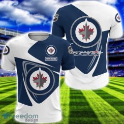 Winnipeg Jets Team 3D T-Shirt Sweatshirt Hoodie Bomber Custom Name Sport Gift For Men And Women Product Photo 5