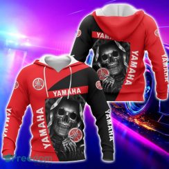 Yamaha All Over Printed Skull T-Shirt Sweatshirt Hoodie Bomber Jacket For Car Lover