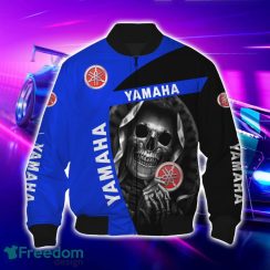 Yamaha Blue All Over Printed Skull T Shirt Sweatshirt Hoodie Bomber Jacket For Car Lover image Yamaha Blue All Over Printed Skull T-Shirt Sweatshirt Hoodie Bomber Jacket For Car Lover Product Photo 4