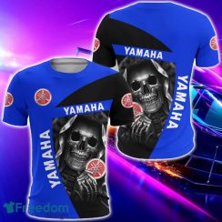 Yamaha Blue All Over Printed Skull T Shirt Sweatshirt Hoodie Bomber Jacket For Car Lover image Yamaha Blue All Over Printed Skull T-Shirt Sweatshirt Hoodie Bomber Jacket For Car Lover Product Photo 5