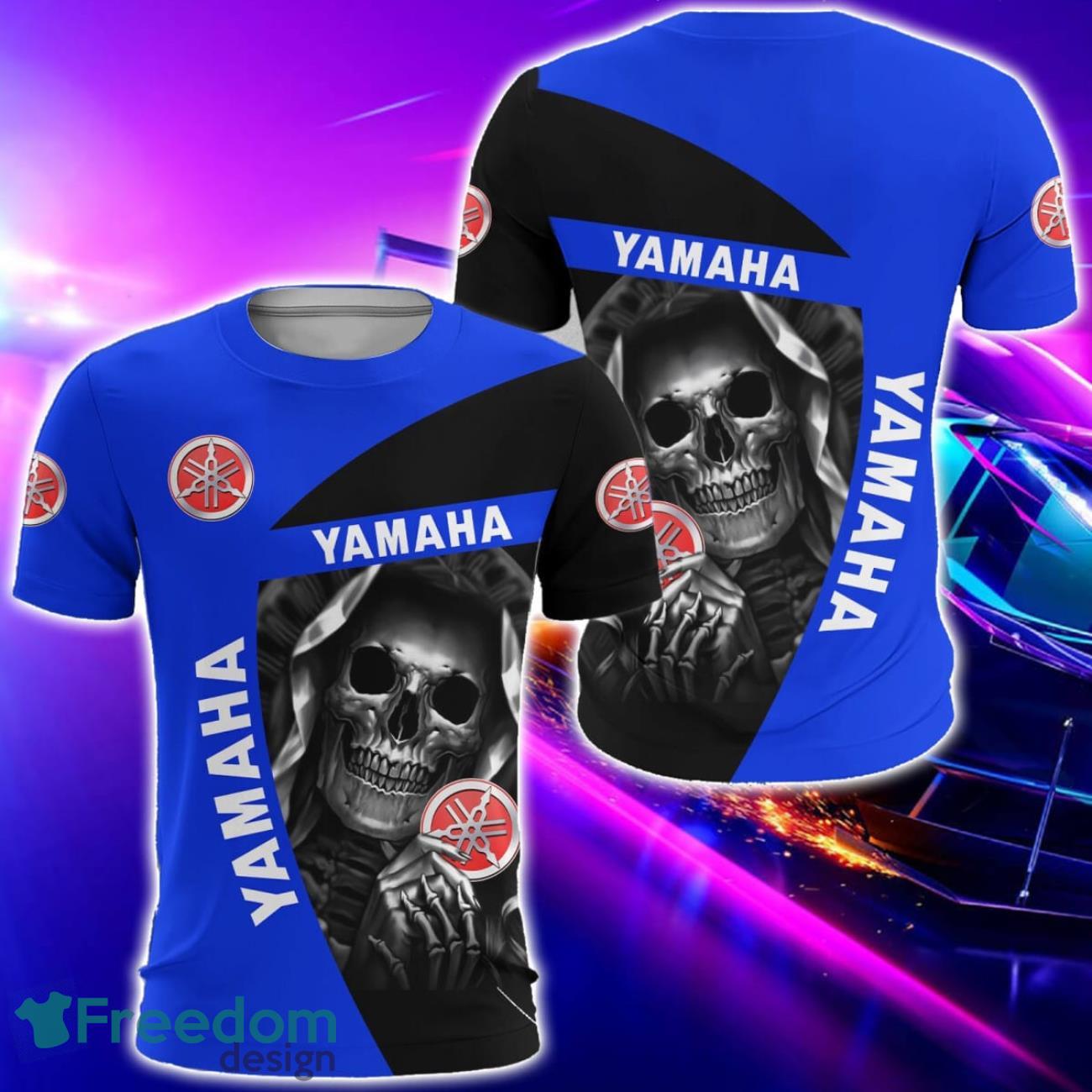 yamaha-blue-all-over-printed-skull-t-shirt-sweatshirt-hoodie-bomber-jacket-for-car-lover-4.jpg Yamaha Blue All Over Printed Skull T-Shirt Sweatshirt Hoodie Bomber Jacket For Car Lover Product Photo 5