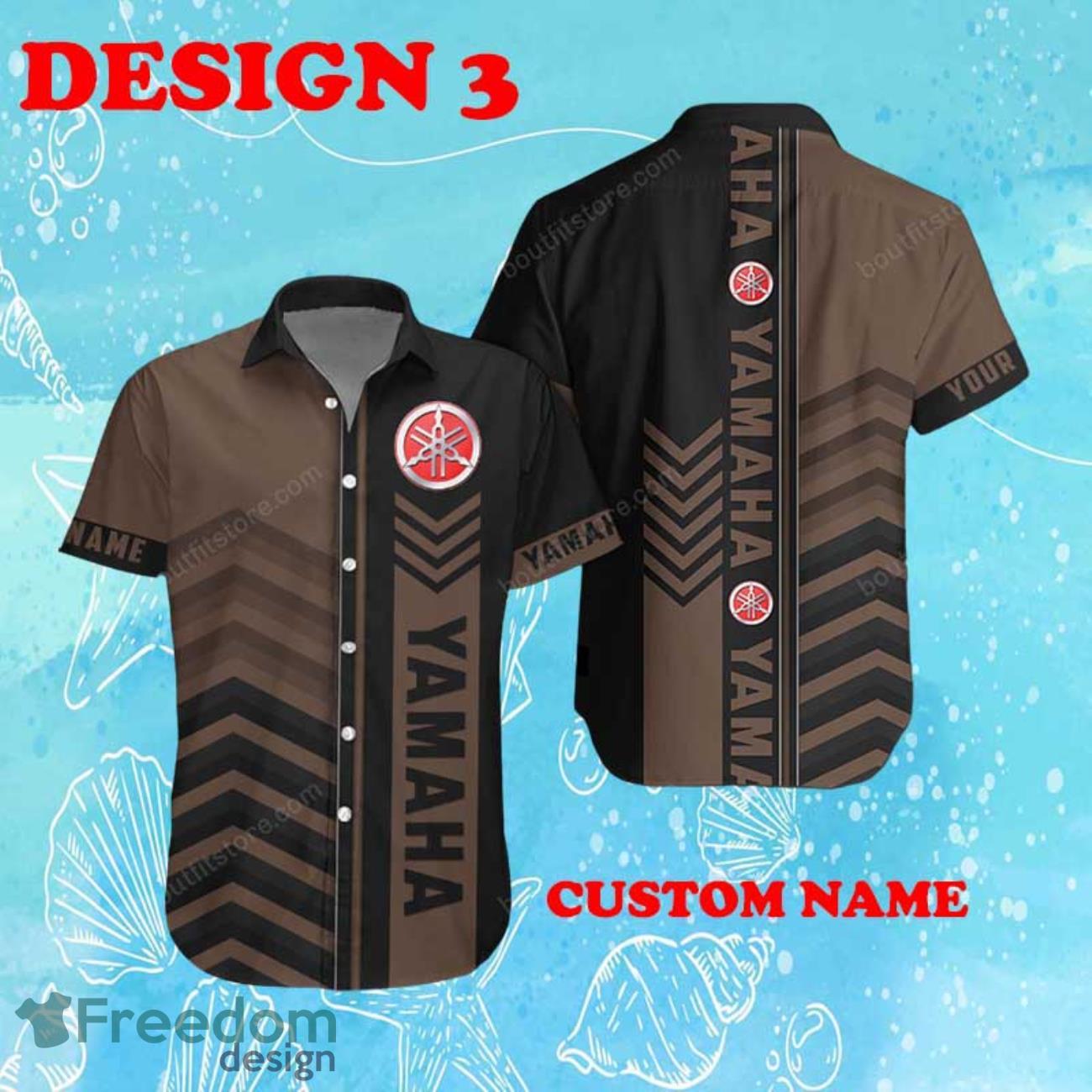 Yamaha Hawaiian Shirt New Design Custom Name For Men Women Beach Shirts Yamaha Hawaiian Shirt New Design Custom Name For Men Women Beach Shirts Product Photo 3