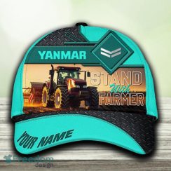 Yanmar Custom Name 3D Hat Cap Turquoise All Over Print For Mens Gift Holifays
