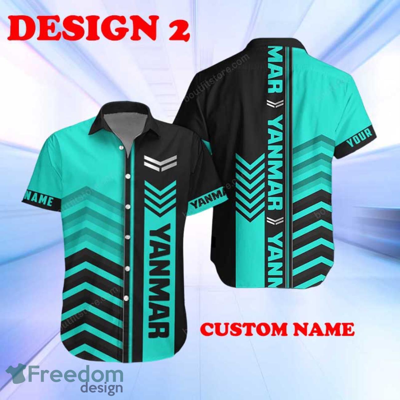 Yanmar Hawaiian Shirt New Design Custom Name For Men Women Beach Shirts image Yanmar Hawaiian Shirt New Design Custom Name For Men Women Beach Shirts Product Photo 2