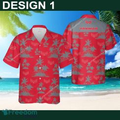 Yanmar Tractor Surf Logo Beach Hawaiian Shirt Coconut Tree Pattern Men And Women Gift Yanmar Tractor Surf Logo Beach Hawaiian Shirt Coconut Tree Pattern Men And Women Gift