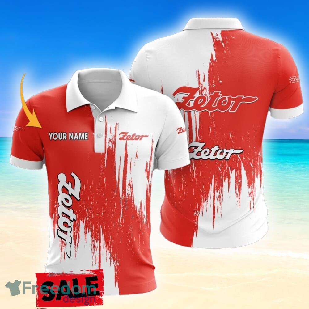 Zetor 3D Polo Shirt Golf Car Custom Name For Men Women Fans Gift image Zetor 3D Polo Shirt Golf Car Custom Name For Men Women Fans Gift - Zetor 3D Polo Shirt Golf Car Custom Name For Men Women Fans Gift
