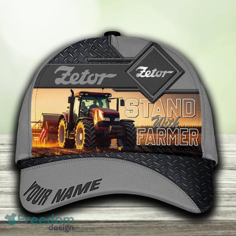 Zetor Custom Name 3D Hat Cap Grey All Over Print For Mens Gift Holifays image Zetor Custom Name 3D Hat Cap Grey All Over Print For Mens Gift Holifays - Zetor Custom Name 3D Hat Cap Grey All Over Print For Mens Gift Holifays