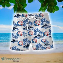 ZSC Lions Island Logo 3D Hawaiian Shirt And Short For Men And Women - ZSC Lions Hawaiian Shirt And Short Coconut Tree_2
