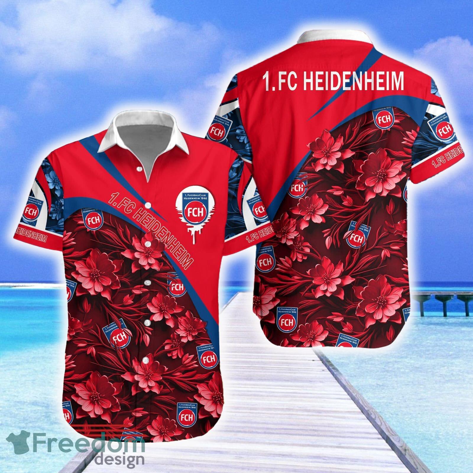 1. FC Heidenheim Hawaiian Shirt Flower 3D For Beach Fans image 1. FC Heidenheim Hawaiian Shirt Flower 3D For Beach Fans - 1. FC Heidenheim Hawaiian Shirt Flower 3D For Beach Fans
