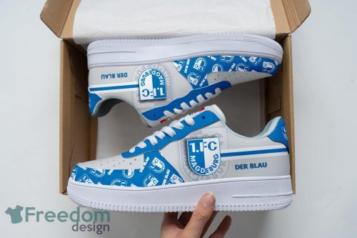 1. FC Magdeburg Air Force Shoes For Fans AF1 Sneakers Product Photo 1