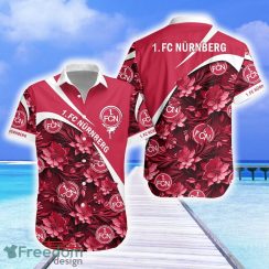 1. FC Nurnberg Hawaiian Shirt Flower 3D For Beach Fans